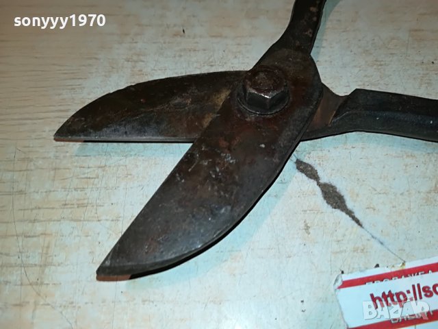 РЕТРО НОЖИЦИ ЗА ЛАМАРИНА 1510222011, снимка 15 - Антикварни и старинни предмети - 38341156