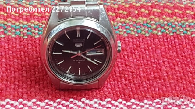 Автоматичен дамски часовник Сейко 5, снимка 1 - Антикварни и старинни предмети - 44016013
