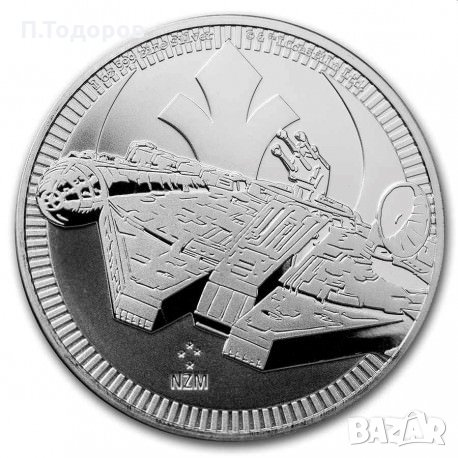 1 oz Сребро Хилядолетния Сокол 2021, снимка 1