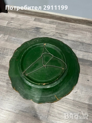 Антикварна декоративна купа / чиния, 2 бр., снимка 4 - Други - 53333569