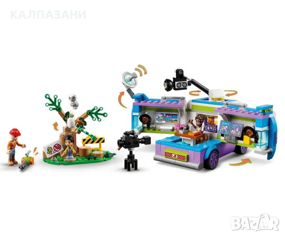 LEGO Friends 41749 - Новинарски бус - Newsroom Van, снимка 4 - Конструктори - 43747772