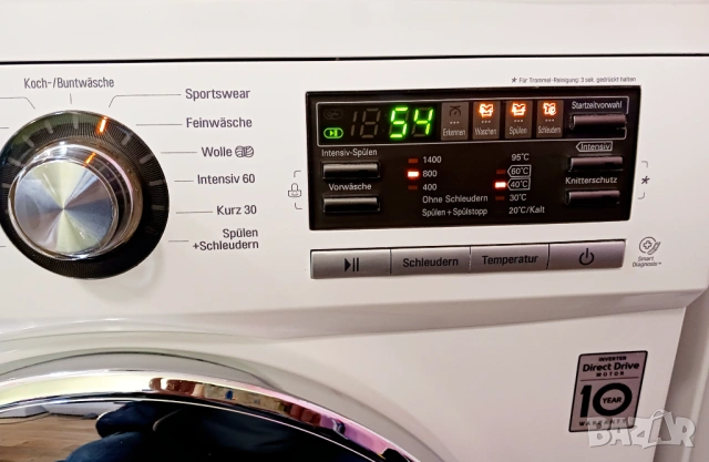 Инверторна пералня  LG Direct Drive - 7 кг, снимка 3 - Перални - 53124164