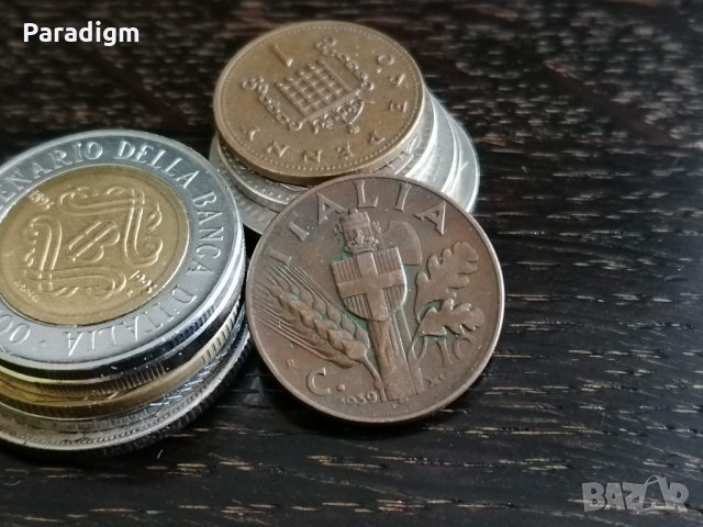 Монета - Италия - 10 чентесими | 1941г.