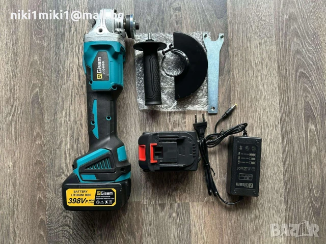 акумулаторен ъглошлайф, снимка 3 - Куфари с инструменти - 50488677