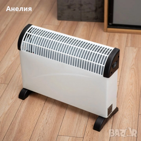 Електрически конвектор 2000W с термостат, снимка 3 - Отоплителни печки - 52828402