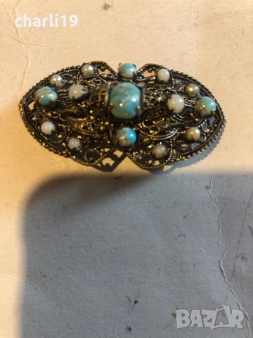Старинна брошка, снимка 4 - Други - 39564046