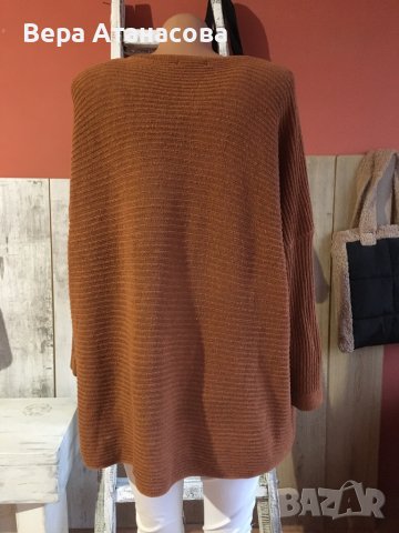 🧡Обемен пуловвр🥾с/м/л/хл👜, снимка 2 - Блузи с дълъг ръкав и пуловери - 43058786