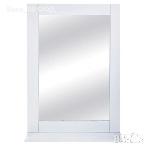 Огледало за баня с бяла рамка, снимка 2 - Огледала - 53272056