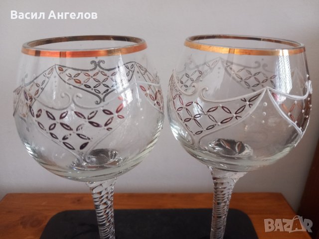 кристални ретро чаши, снимка 6 - Сервизи - 43747065
