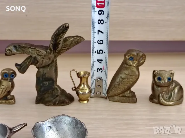 Колекционерски Лот Стари Бронзови Фигурки- Животни, снимка 9 - Колекции - 49746378