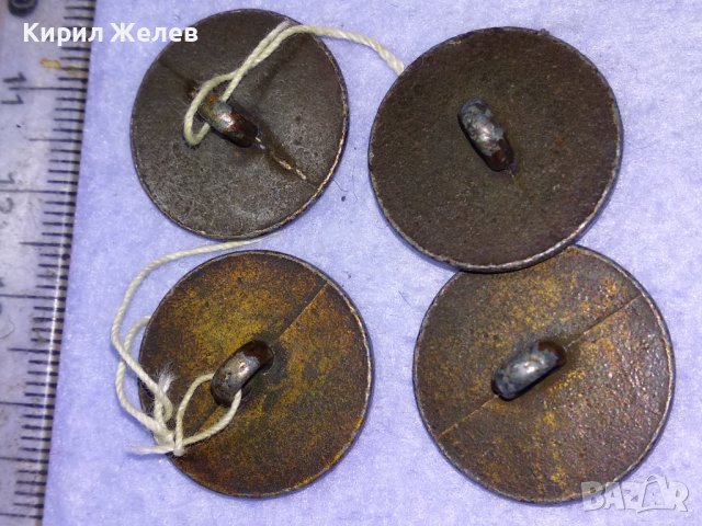ЛОТ ЧЕТИРИ СТАРИ КРАСИВО СТИЛНО ОРНАМЕНТИРАНИ РЕТРО МЕТАЛНИ КОПЧЕТА 41049, снимка 5 - Колекции - 43552986
