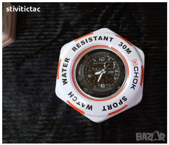 ЧАСОВНИК EXPONI СИВИ ЦИФРИ   - НОВО.., снимка 2 - Мъжки - 38472381