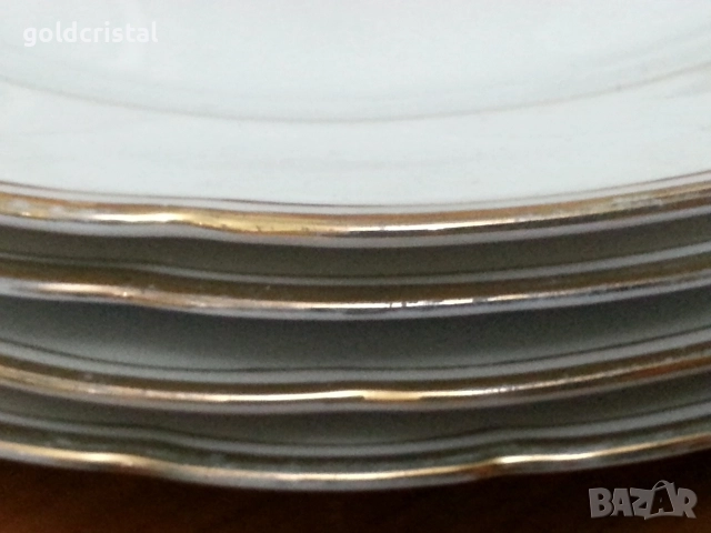 Стар порцелан Чехословакия чинии , снимка 7 - Антикварни и старинни предмети - 52945752