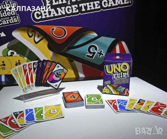 Карти за игра UNO Flip на български език GDR44, снимка 5 - Игри и пъзели - 35008342