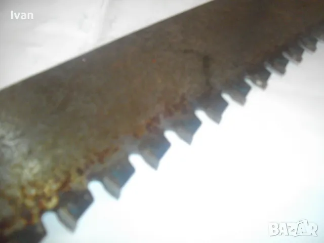 BAYER НЕМСКИ ГОЛЯМ 530мм РЪЧЕН ТРИОН С ВИДИРАНИ ЗЪБИ СТАРО ПРОФЕСИОНАЛНО КАЧЕСТВО МАСИВЕН, снимка 5 - Други инструменти - 48998378