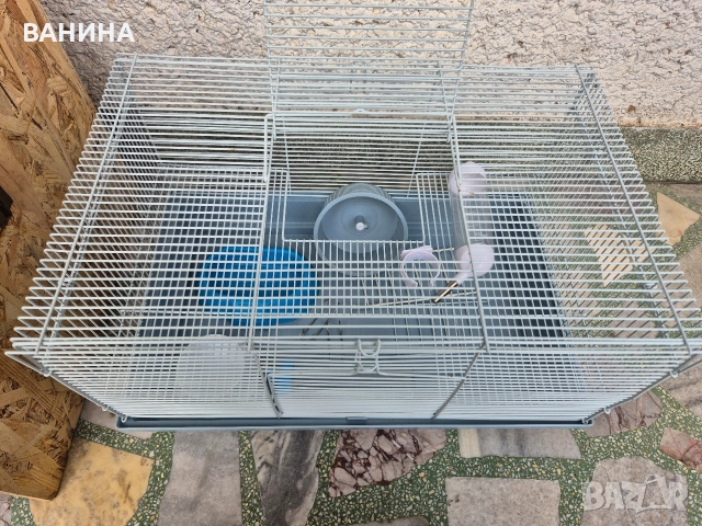 ОБОРУДВАНИ КЛЕТКИ ЗА ЗАЙЦИ, ХАМСТЕРИ, МОРСКИ СВИНЧЕТА, ПЪТПЪДЪЦИ И ДР., снимка 3 - За птици - 53581033