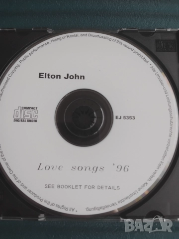Elton John Love songs'96 - матричен диск музика