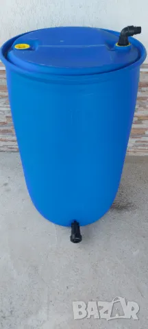 Дебелостенни бидони 2,5мм /220 литр с кран + бърза връзка пригодени за капково напояване и летен душ, снимка 15 - Напояване - 46777490