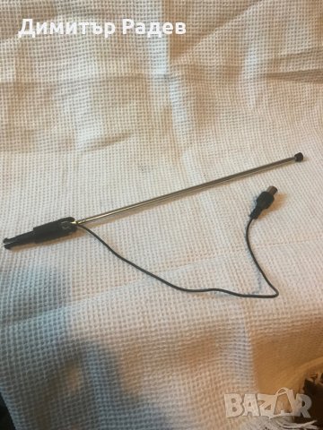  ТЕЛЕСКОПИЧНА сгъваема АНТЕНА ЗА ПОРТАТИВЕН ТЕЛЕВИзор  или  радио компл. със кабел