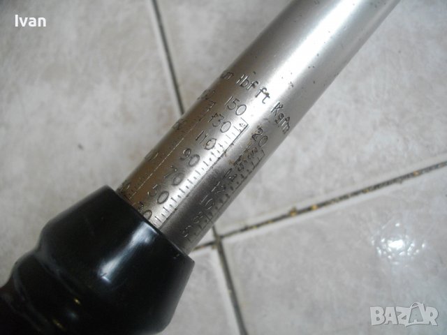 Английски 1/2 Захват 50-225 Nm-Динамометричен Ръчен Ключ-За Тежки Натоварвания-60см-2,0 кг-BRITOOL , снимка 5 - Други инструменти - 40151468