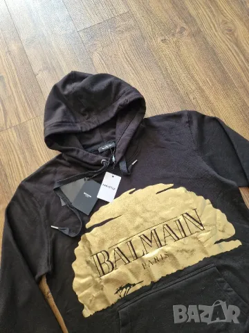 Страхотен мъжки суитчър BALMAIN Размер S M L XL 2XL , снимка 3 - Суичъри - 47390741