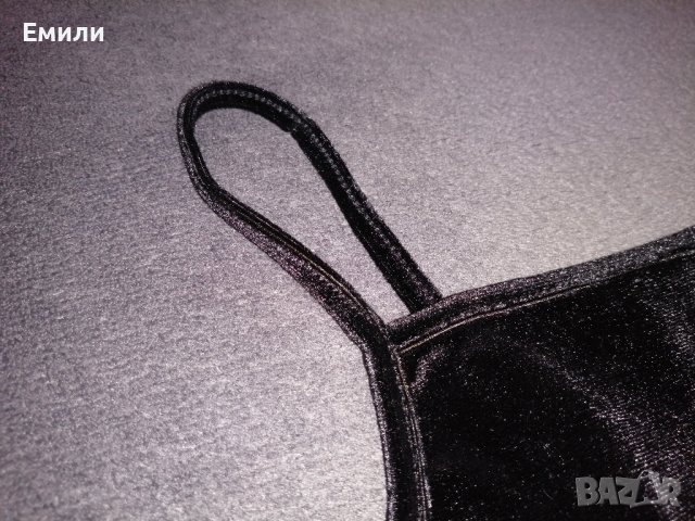 Нова къса дамска еластична кадифена рокля в черен цвят р-р S, M, L, снимка 9 - Рокли - 43931544