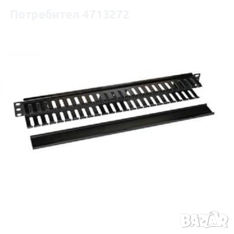 Аранжиращ панел 19" 1U, снимка 2 - Друга електроника - 53151686