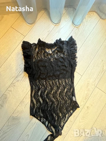 Блузка боди дантела