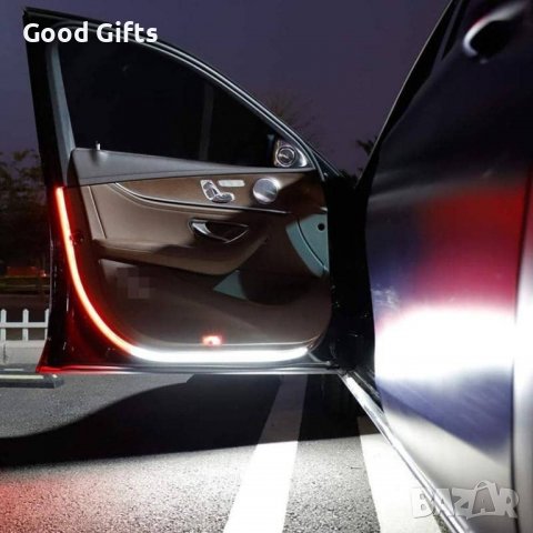 Led Лента за врата Warning Light Червена/ Бяла светлина, снимка 3 - Аксесоари и консумативи - 38121568