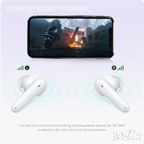USAMS - Bluetooth слушалки , снимка 4 - Безжични слушалки - 43762282