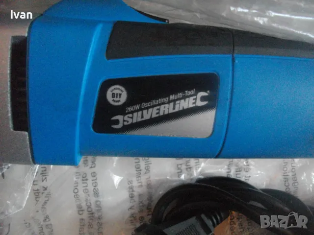 НОВ ИТАЛИАНСКИ ЕЛЕКТРИЧЕСКИ РЕНОВАТОР МУЛТИИНСТРУМЕНТ 260 ВАТА SILVERLINE MULTI-TOOL 243574, снимка 9 - Други инструменти - 48562985