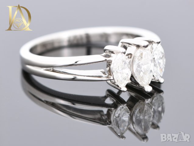 Нов Златен Пръстен с 0.81кт Естествени Диаманти, снимка 6 - Пръстени - 42935052