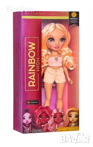 Колекционерска модна кукла Rainbow High -  Georgia Bloom, снимка 3 - Кукли - 43085740