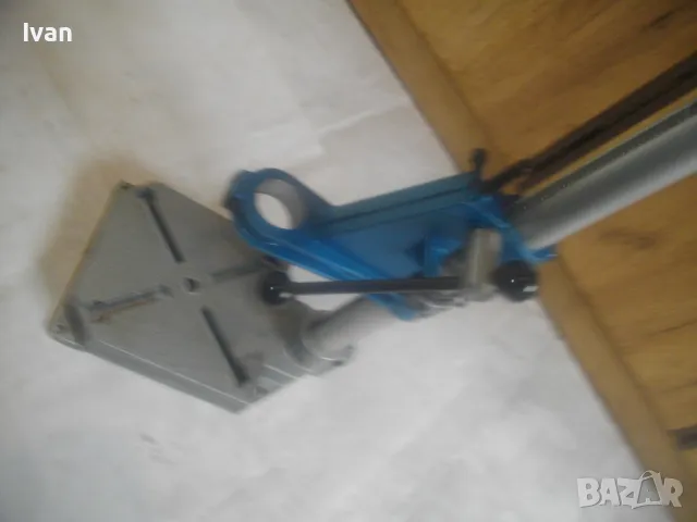 НОВА НЕМСКА СТАРО КАЧЕСТВО АЛУМИНИЕВА ПРОФИ ОРЕБРЕНА СТОЙКА ЗА БОРМАШИНА WABECO 1885 GERMANY ХОД60мм, снимка 12 - Бормашини - 49690010