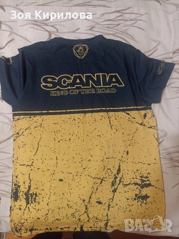 Мъжка тениска Scania, снимка 2 - Тениски - 52868890