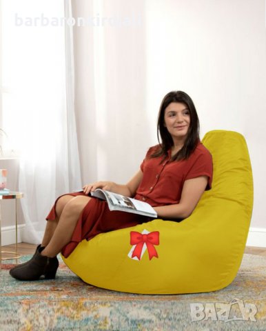 Барбарон пуф круша ХL, снимка 2 - Столове - 34616515