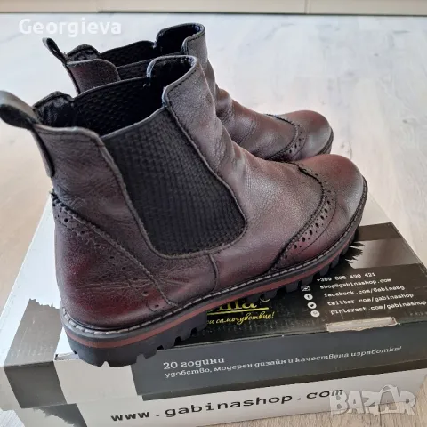 Дамски боти Gabina, естествена кожа. 39 размер, снимка 2 - Дамски боти - 49162442