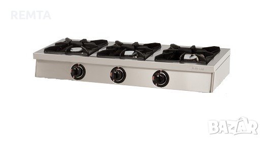 Професионален троен Газов Котлон 21 kw (CE Сертификат) газова защита