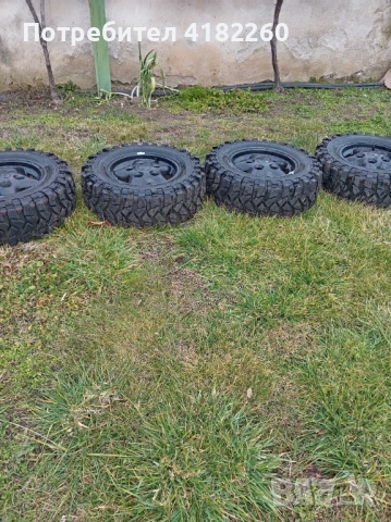 Оф-роуд гуми и алуминиеви джанти за Роувър 245/70/16, снимка 2 - Гуми и джанти - 53153041