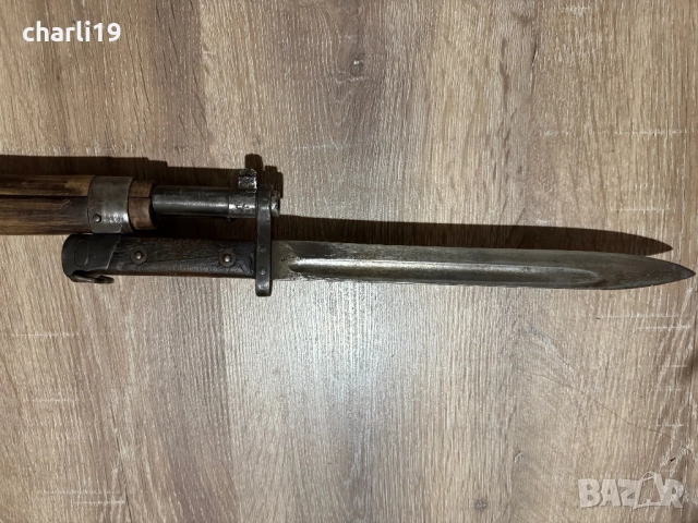 Старинна пушка МАНЛИХЕР с щик, снимка 10 - Антикварни и старинни предмети - 52630505