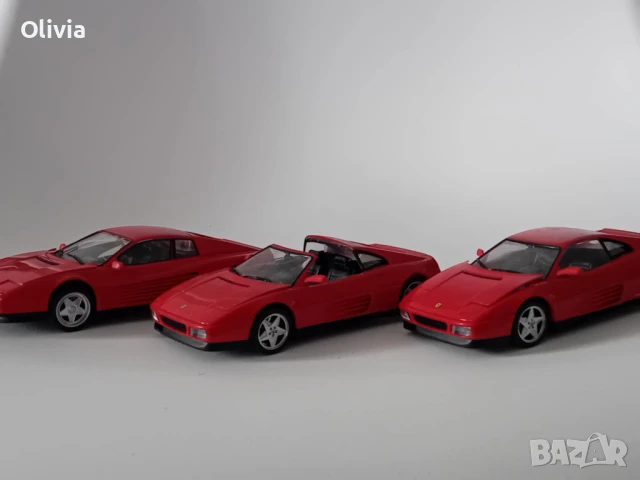 Ferrari F40, Testarossa Ferrari 348ts , 1:43 Отаваряеми елементи, снимка 2 - Колекции - 51138252