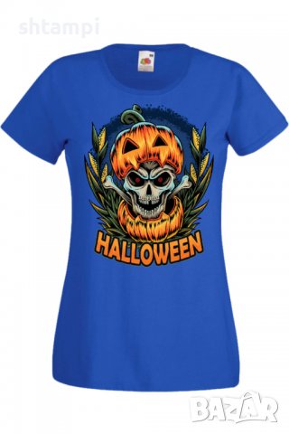 Дамска тениска Halloween 01,Halloween,Хелоуин,Празник,Забавление,Изненада,Обичаи,, снимка 5 - Тениски - 38144850