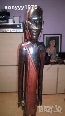 африканско семеиство-92см-10кг-дървени фигури-внос швеицария, снимка 7 - Колекции - 26365357