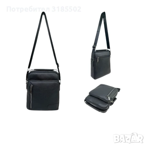 Практична мъжка чанта с регулируема дръжка, снимка 6 - Чанти - 51219959