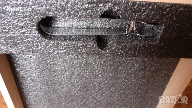 чаши масивни стъклени с каменни кубчета лед в масивна дървена кутия от естествен бамбук, снимка 5 - Чаши - 43440525