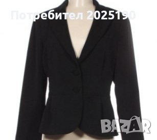 Дамско черно сако Н&М , снимка 1 - Сака - 40447807