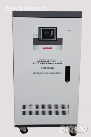 Автоматичен Стабилизатор На Ток 30KW BULPOWER С LED ДИСПЛЕЙ, снимка 3 - Генератори - 39402176
