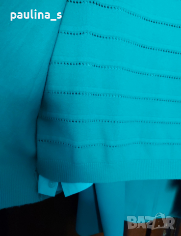 Луксозен комплект за повод или офис, в резеда / голям размер , снимка 9 - Комплекти - 36526319