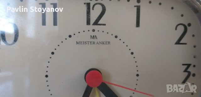 Стар немски настолен часовник Meister Anker, снимка 2 - Антикварни и старинни предмети - 43541625