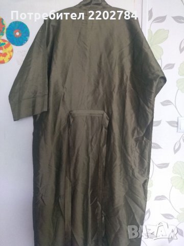 Копринен мъжки халат,халати, снимка 2 - Бельо - 26675025